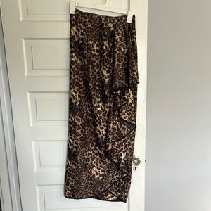 Venus Leopard Print Maxi Skirt